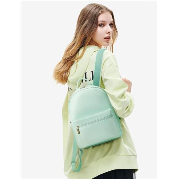 Mini Waterproof Backpack for Women - Lightweight Daily Purse - Picture 2 of 7